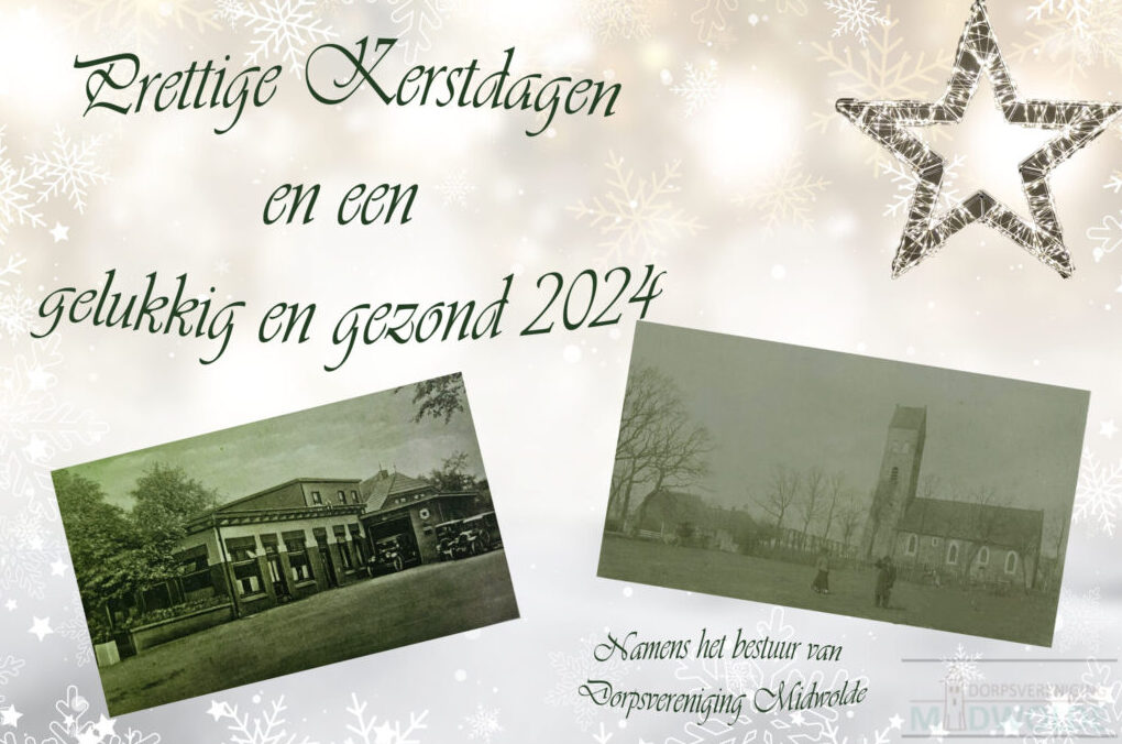 Dorpsvereniging Midwolde Kerstkaart 12-2023