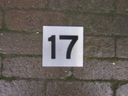 ReflecBordje - op huis