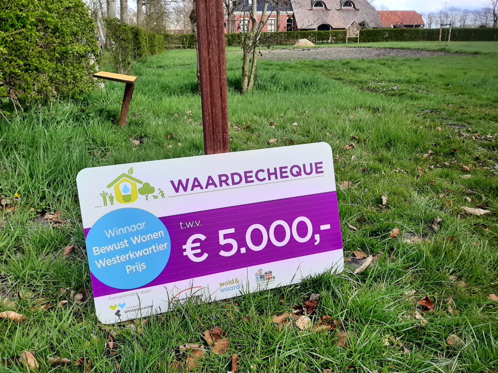 Waarde-Cheque-Bewust-Wonen-Westerkwartierprijs-2021-voor-Midwolde